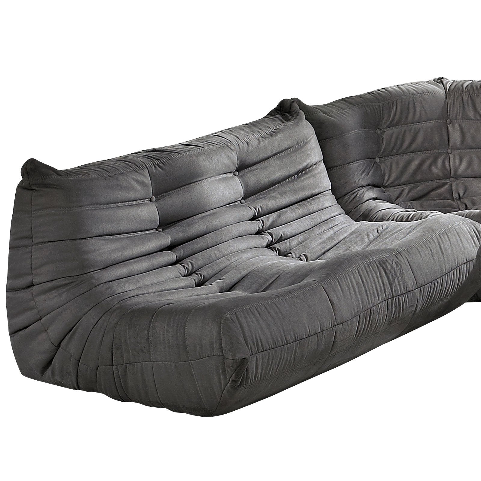 Modway Waverunner Loveseat In Light Gray